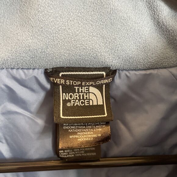 The North Face Womens Jacket Windbreaker Blue Full Zip Pockets Small - Picture 8 of 12